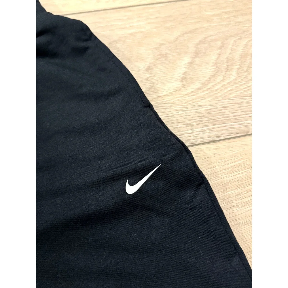 Nike Flow Victory Loose Fit Mid Rise Black Jogger Sweatpants Size S CQ0053 010